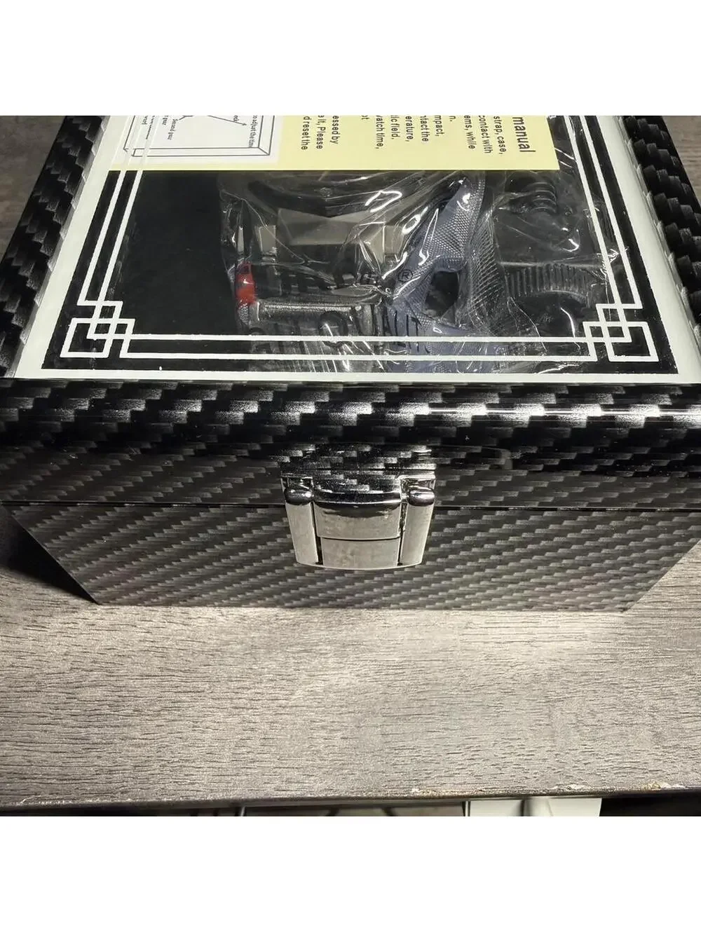 YM10-Oruss Men Watch- 45mm Carbon Fiber